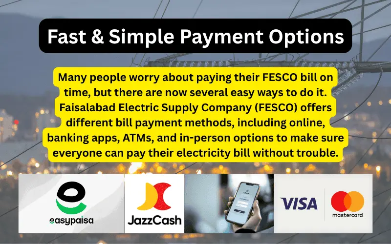Home 6 Methods of Fesco Bill Payment