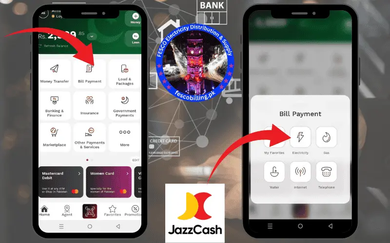 Home 7 Pay your bills via Jazzcash mobile wallet